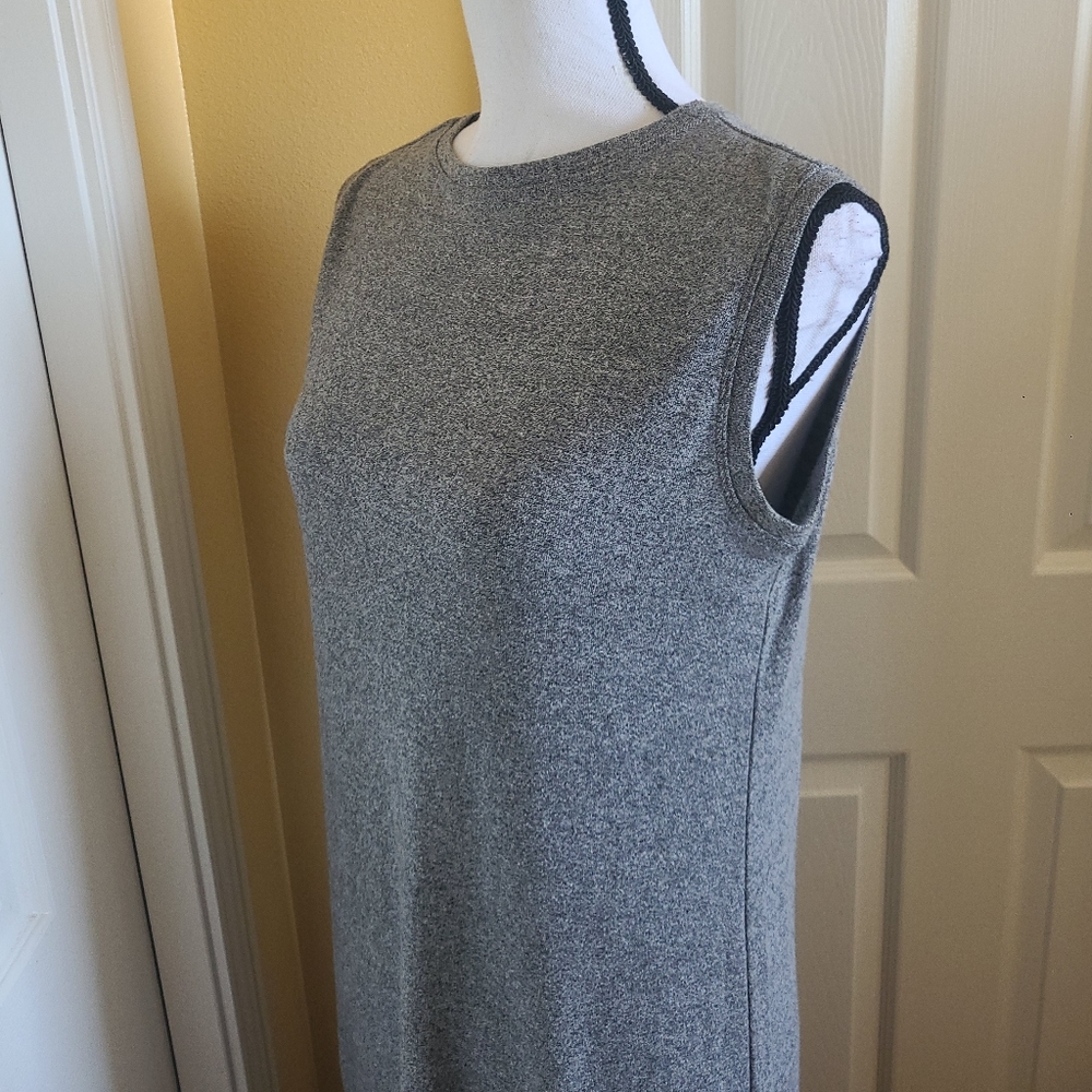 VERSATILE GRAY CHICO'S DESIGN LONG DRESS, SIZEM/8 - Picture 4 of 10